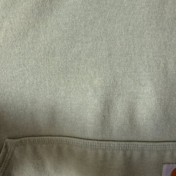 Men's Big and Tall 2XL Carhartt Sage Green Pullover Hoodie Loose Fit - Picture 11 of 11